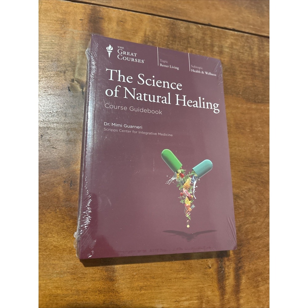 NEW The Great Courses - The Science of Natural Healing 4 DVDs & Book